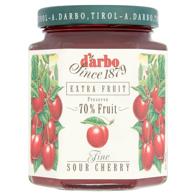 Darbo sour cherry jam 200g - British product