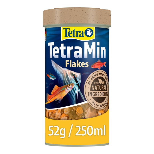 Tetra tropical fish food flakes 52g (British brand)