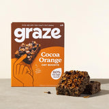 Graze Cocoa Orange Oat Boosts flapjack 4 x 30g, UK version