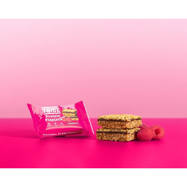 TRIBE Raspberry Protein Flapjack 50g (British brand)