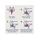 Veet wax strips for bikini and underarm sensitive skin 16 strips (British brand)