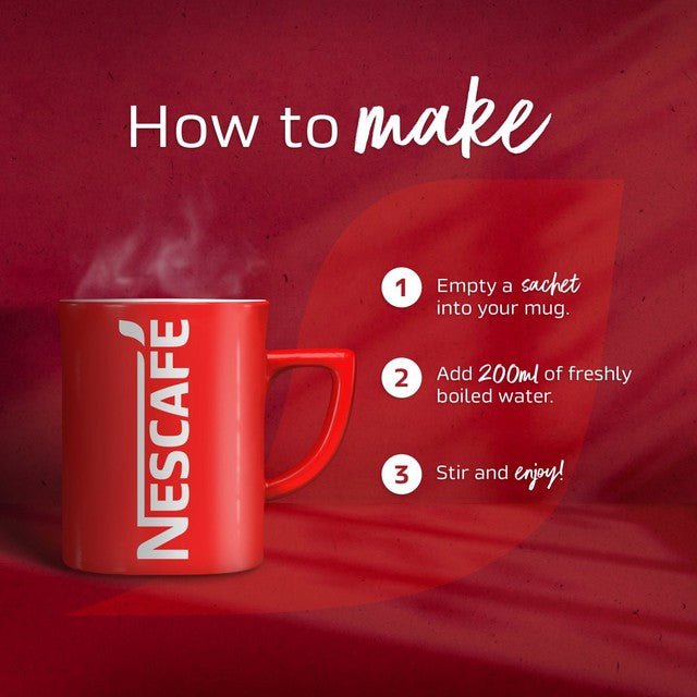 Nescafe Original 3in1 instant coffee sachets 20pk, imported from the UK