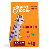 Edgard & Cooper adult chicken dry cat food 4kg - British product