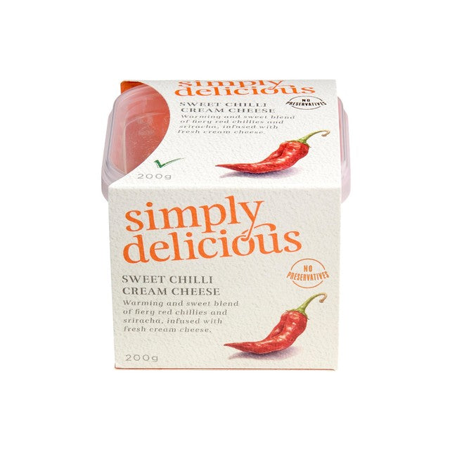 Simply Delicious sweet chilli cream cheese 200g (British brand)