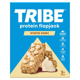 TRIBE white choc chip protein flapjack 3 x 38g (British brand)