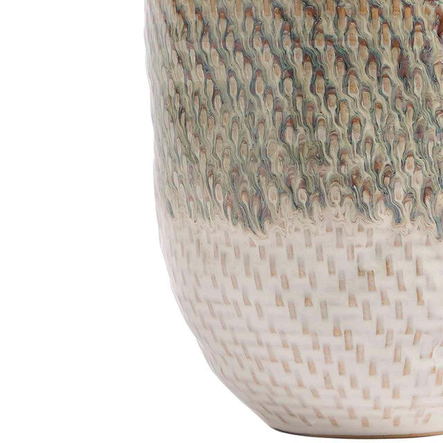 M&S ceramic planter white medium, imported from the UK