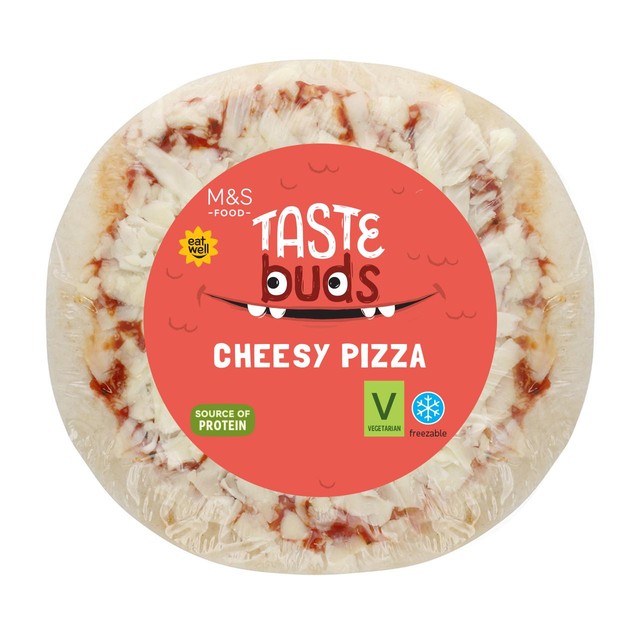 M&S cheesy pizza 94g, imported from the UK