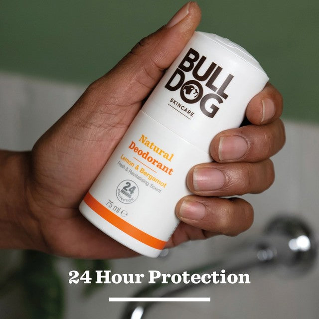 Bulldog Natural Deodorant Roll-On Lemon & Bergamot 75ml - British product
