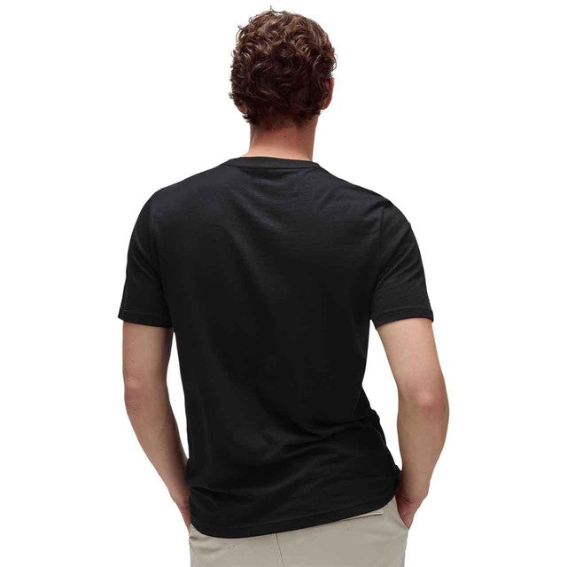 M&S men's cotton crew neck t-shirt black size M, imported from the UK