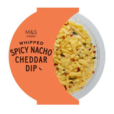 M&S spicy nacho cheddar cheese dip 170g, imported from the UK