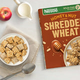 Nestle Shredded Wheat Bitesize Honey & Nut Cereal 500g (British brand)