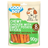 Good Boy chicken and sweet potato stick chew dog treats 90g, UK version