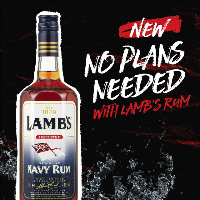 Lamb's Navy Dark Rum 70cl, UK version