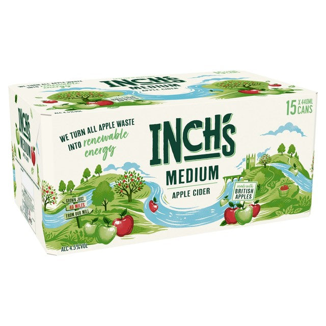 Inch's Medium Apple Cider Can 440ml, UK version