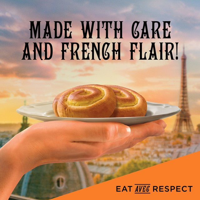 St Pierre vanilla custard brioche swirls 6 pack (British brand)