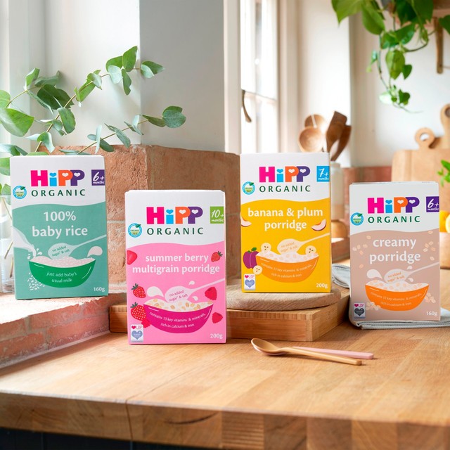 HiPP Organic summer berry multigrain porridge 200g, UK version