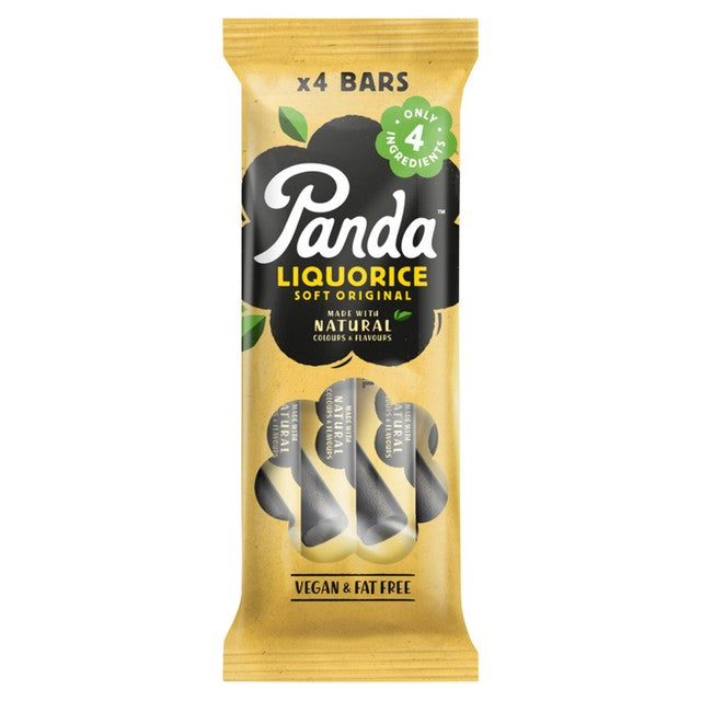 Panda soft eating liquorice bar multipack 128g, imported from the UK