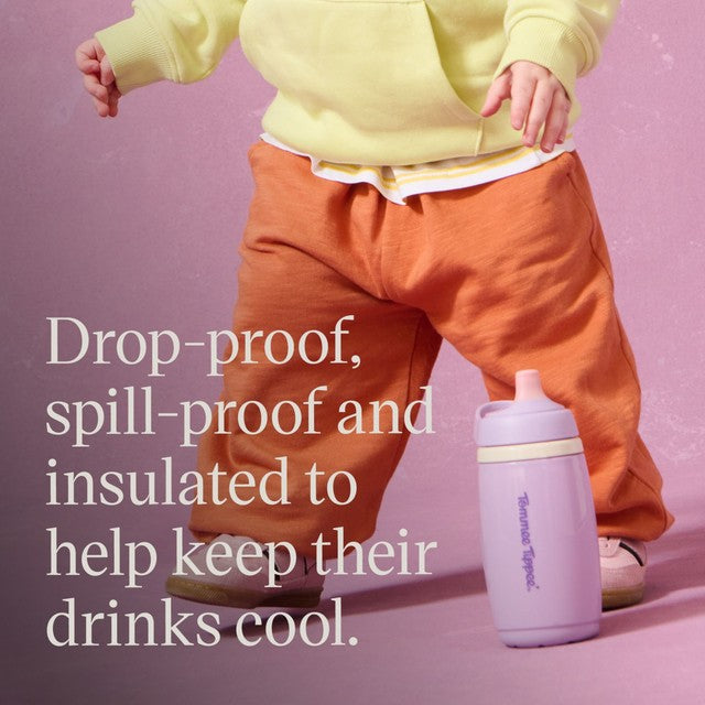 Tommee Tippee Insulated Active Spout Cup Purple/Pink toddler cup (British brand)