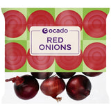 Ocado red onions 1kg, imported from the UK