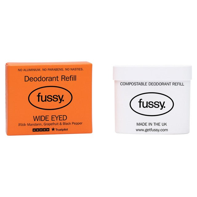 Fussy deodorant refill Wide Eyed 40g - British product