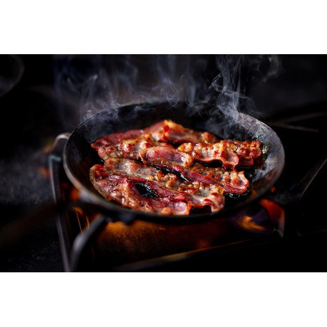 M&S dry cured unsmoked streaky bacon 240g, imported from the UK