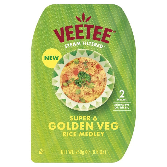 Veetee Golden Veg rice medley 250g (British brand)