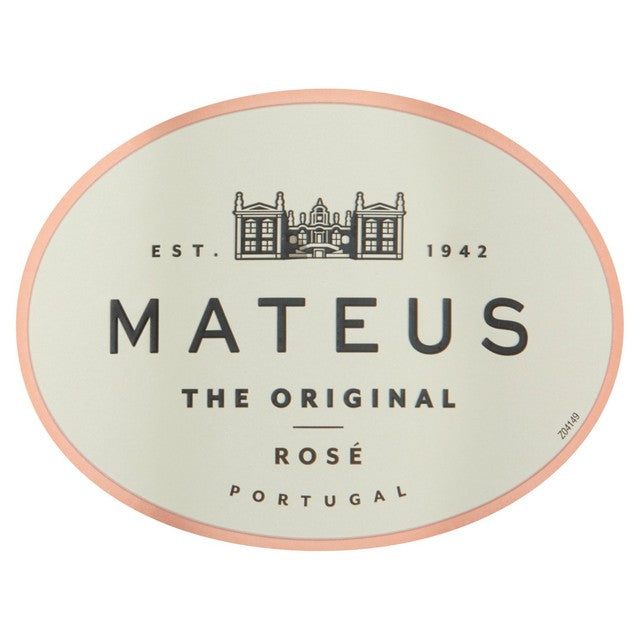 Mateus rose wine 75cl, imported from the UK