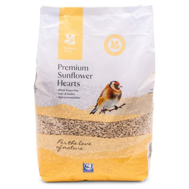 National Trust Sunflower Hearts 2kg, imported from the UK
