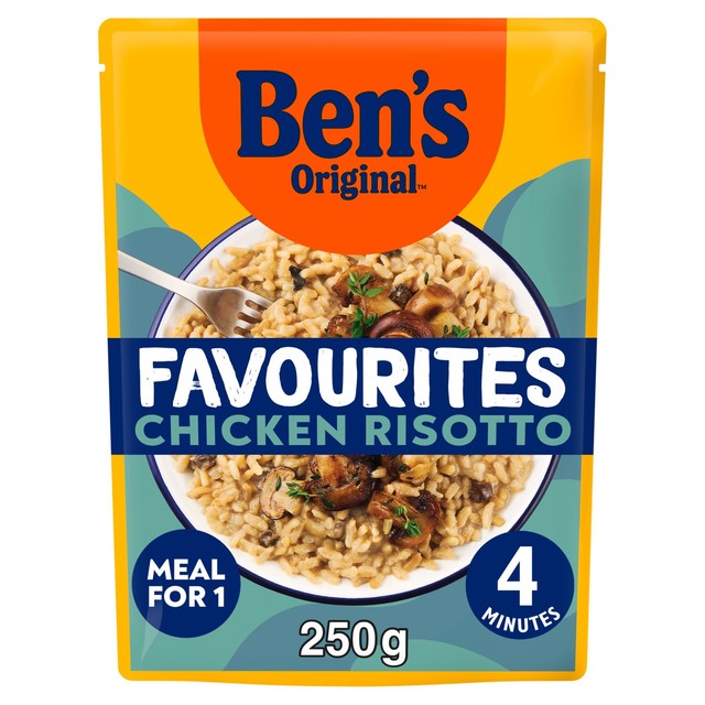 Ben's Original risotto ready meal chicken and mushrooms 250g - British product