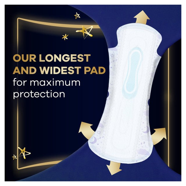 Always Ultimate Night With Wings sanitary towels Size 6 - British product