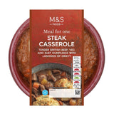 M&S Steak Casserole with Dumplings & Gravy 450g, imported from the UK