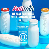 Actimel strawberry fat-free yoghurt drink multipack 8 x 100g - British product