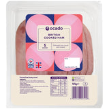 Ocado honey cured cooked ham 125g, imported from the UK