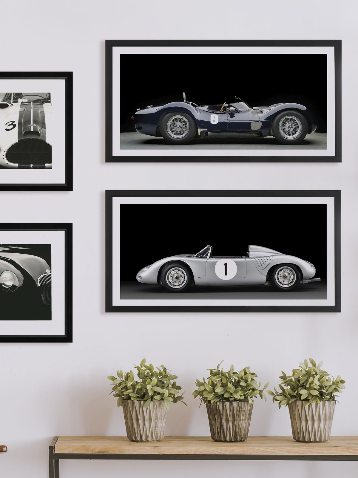 Brookpace Lascelles Porsche 718 RSK artwork in matt black frame - British product