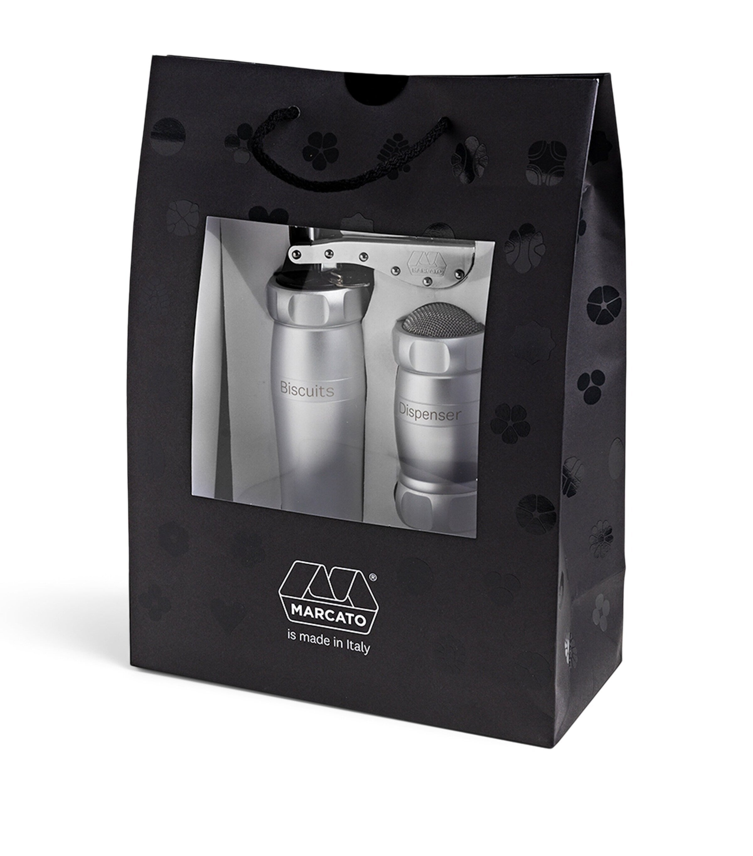 Marcato cookie press and dispenser set, imported from the UK