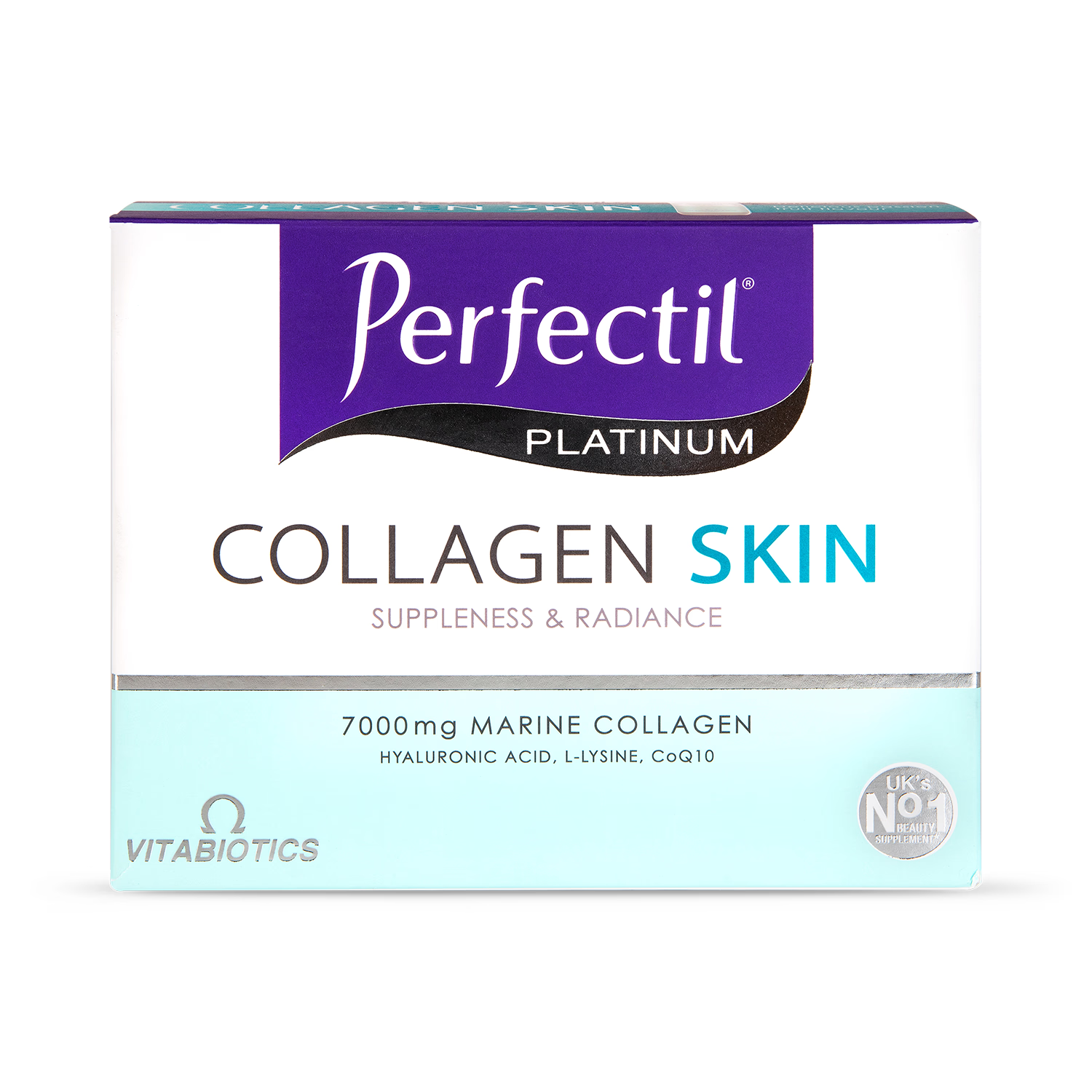 Vitabiotics Perfectil Platinum collagen skin drink passion fruit 10x50ml (British brand)