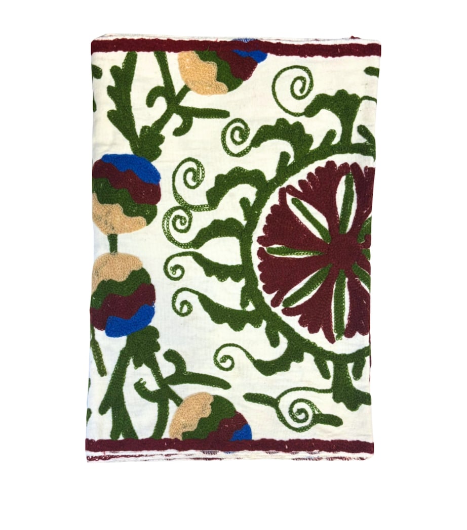 Maison Margaux Noël Suzani table runner, imported from the UK