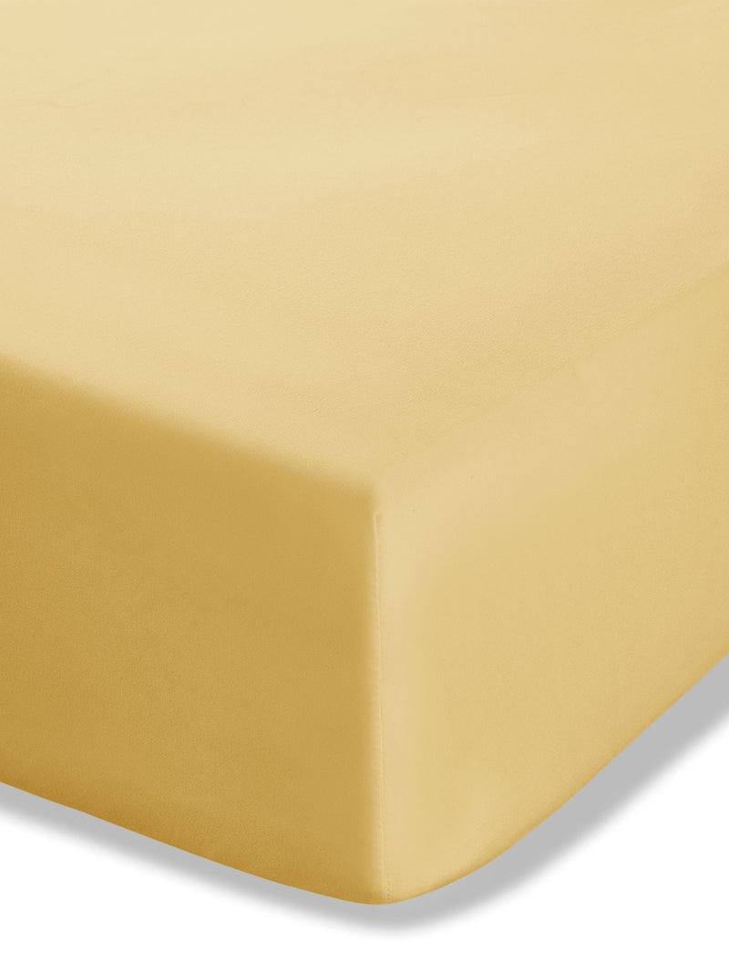 Catherine Lansfield Yellow fitted sheet - British product
