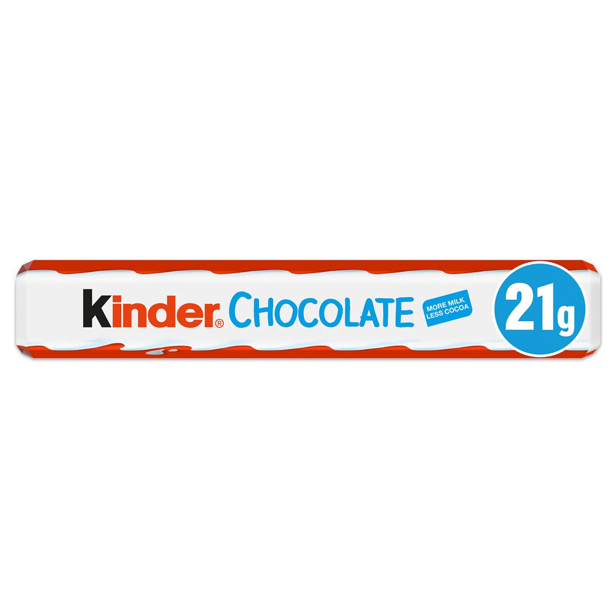 Kinder chocolate snack bar 36 x 21g, UK version