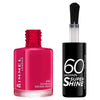 Rimmel Nail Polish Double Decker Red 8ml, imported from the UK