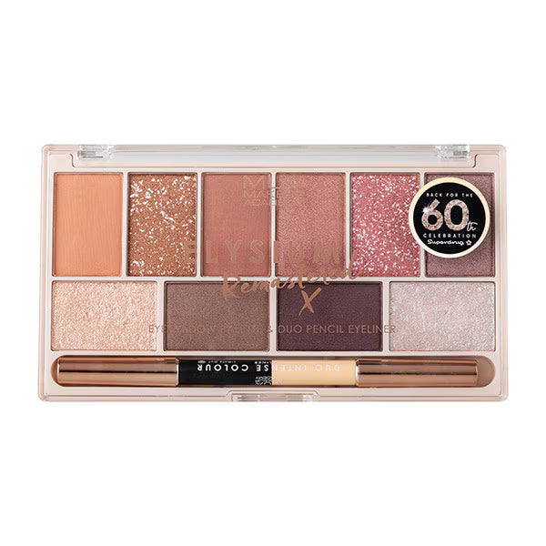 MUA eyeshadow palette Elysium Remastered 10 shade imported from the UK