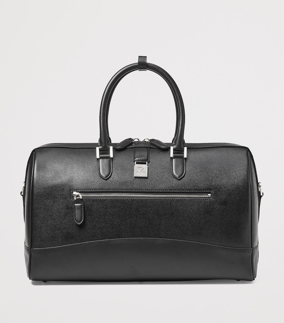 Aspinal Of London Leather Connaught Holdall - British product