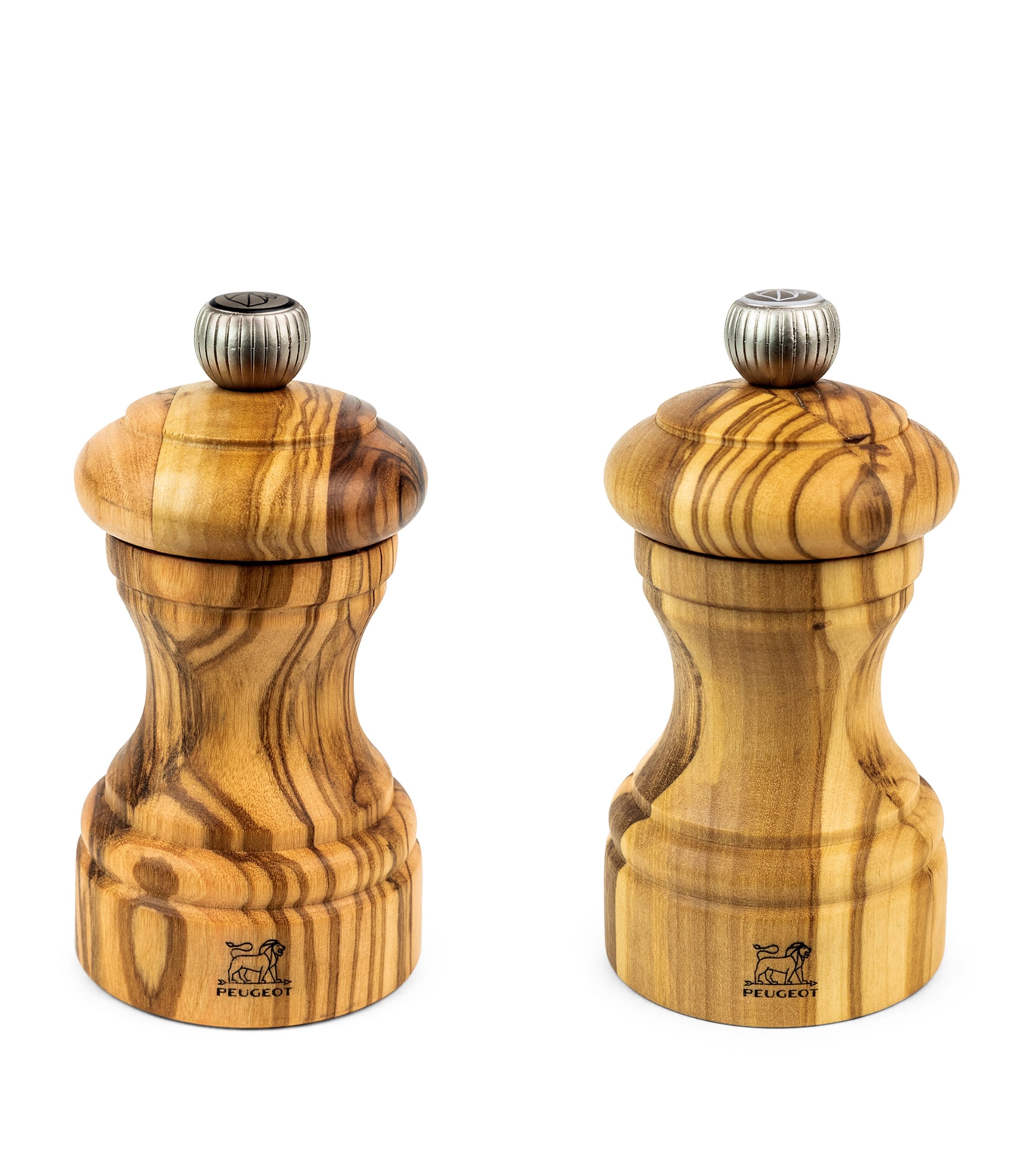 Peugeot olive wood salt pepper mill set 10cm, imported from the UK