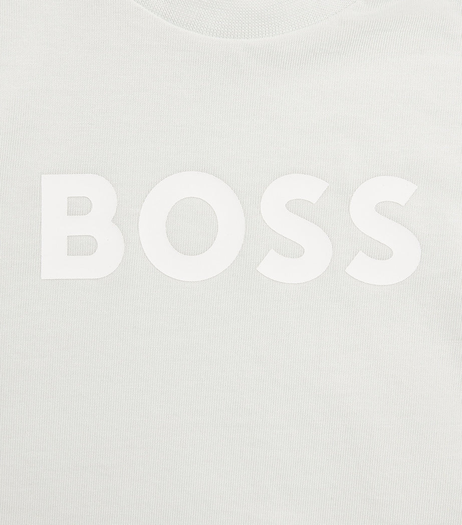 BOSS kids cotton T-shirt with logo (3 months-3 years) - British product