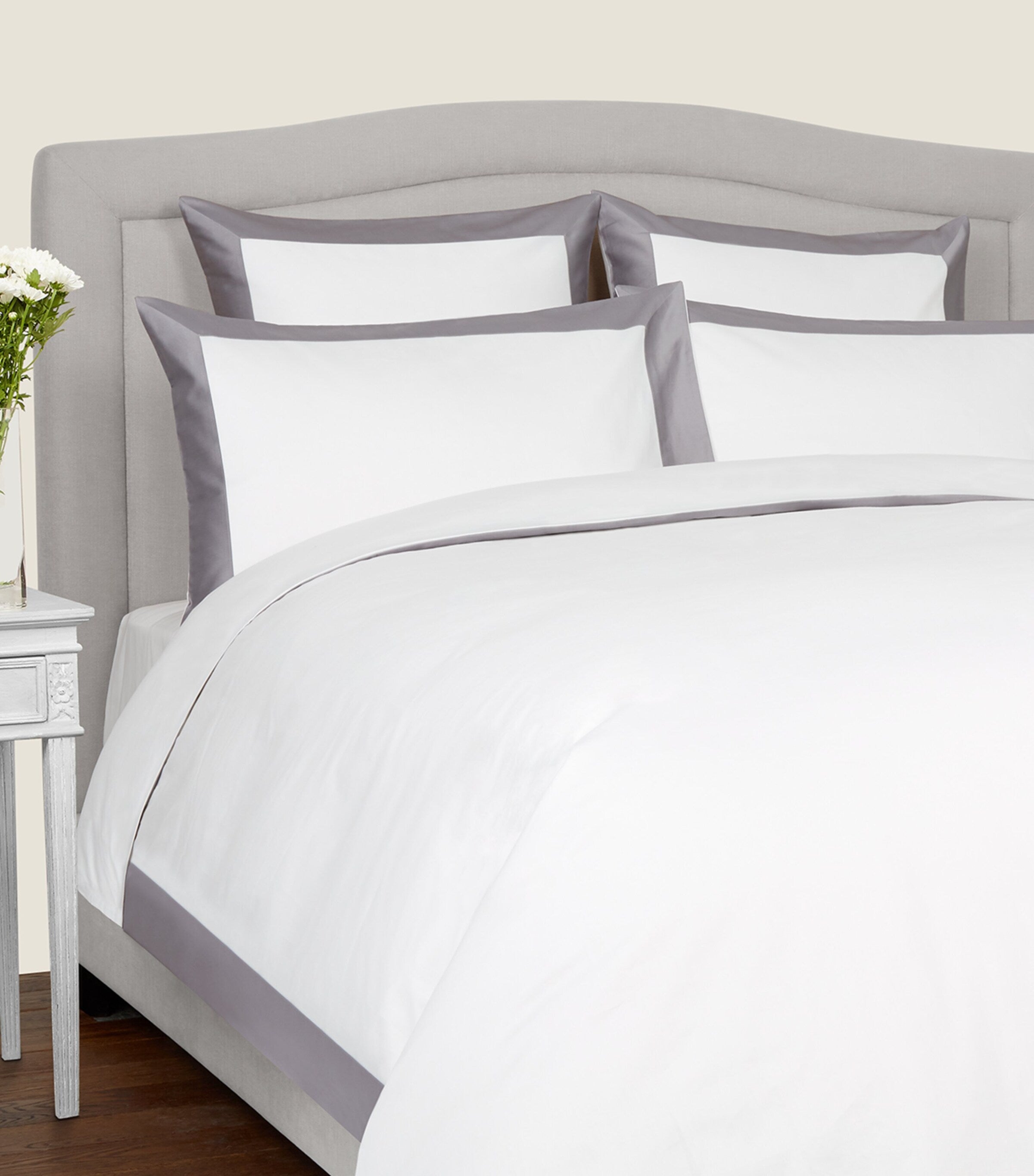 Frette bold square pillowcase 65cm x 65cm - British product