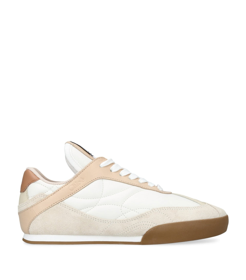 Lightweight Breathable Mesh Sneakers with Rubber Sole and Contrast Topstitching