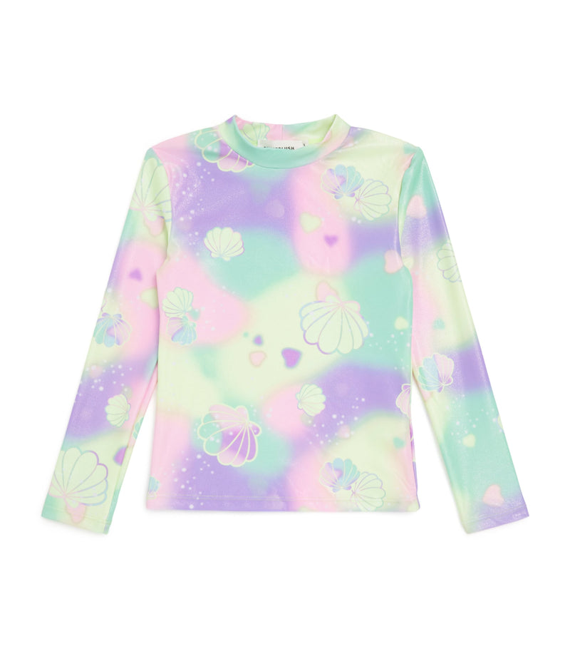 Billieblush seashell print kids' T-shirt for ages 2-10 years - British product