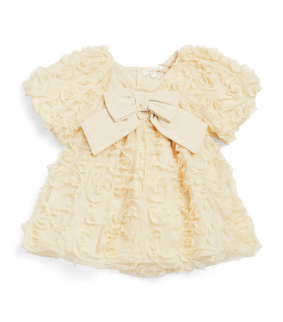 Patachou Tulle Bow-Detail Infant Dress 3-36 Months