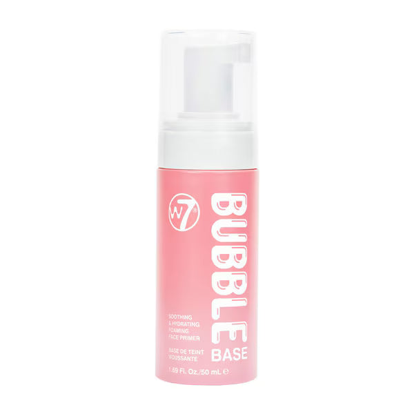 W7 Bubble Base Soothing Hydrating Foaming Primer 50ml, imported from the UK