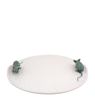 Bordallo Pinheiro Ceramic Cheese Plate 31.5cm